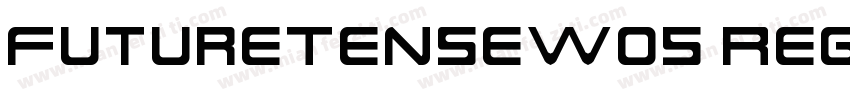 FutureTenseW05 Regular Regular字体转换